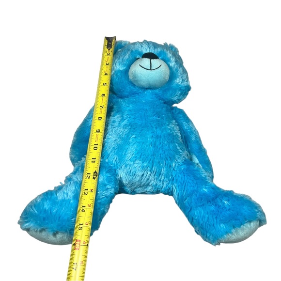 Animal Adventure Blue Shaggy Teddy Bear Plush Stuffed Animal 16” Inches Silky - Picture 7 of 7